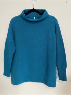 Free People Slouchy Tunic Neck Knit Sweater (oversized) NWT